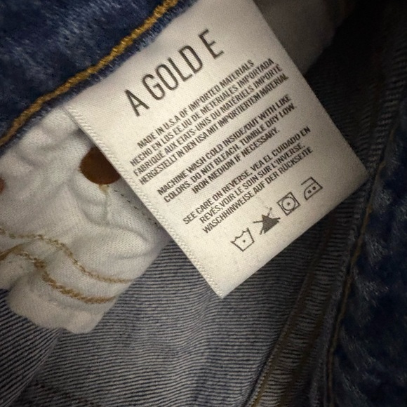 Agolde women’s Nico straight jeans size 27 - Picture 4 of 6